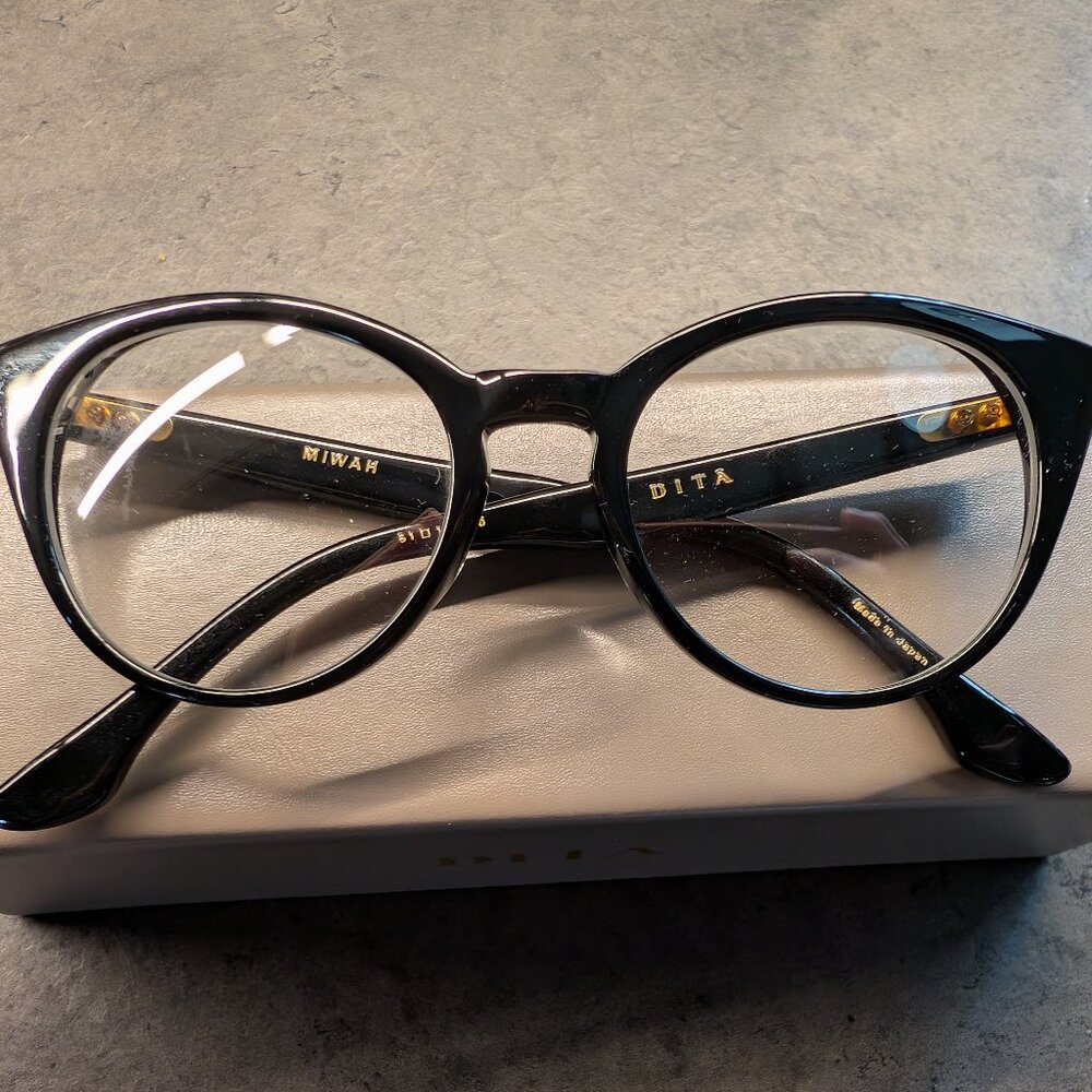 DITA optical Miwah Cateye Black glasses DTX-711-A-01